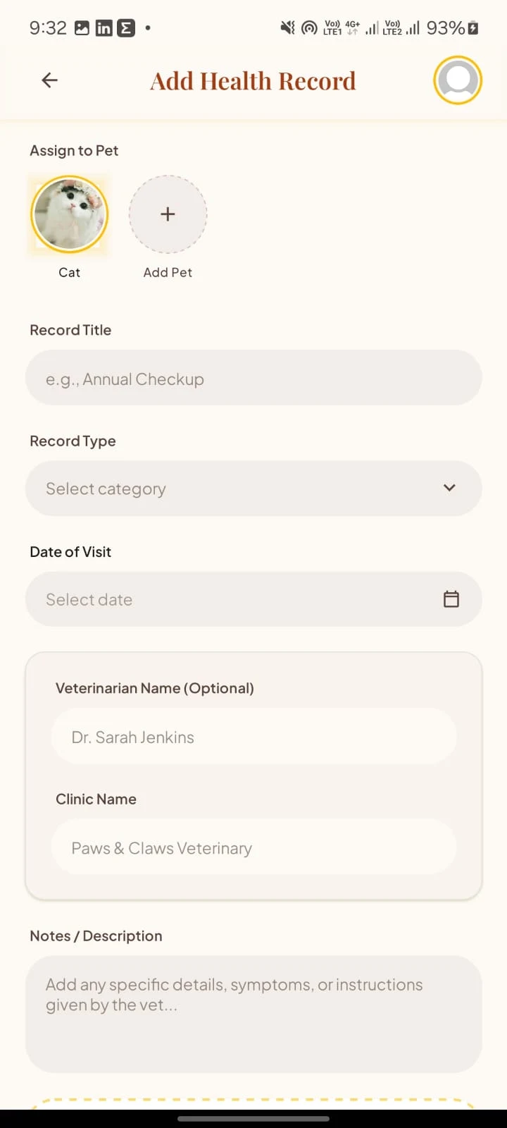 Pet Care Pro – AI-Powered Pet Health & Care Management Platform screenshot 1